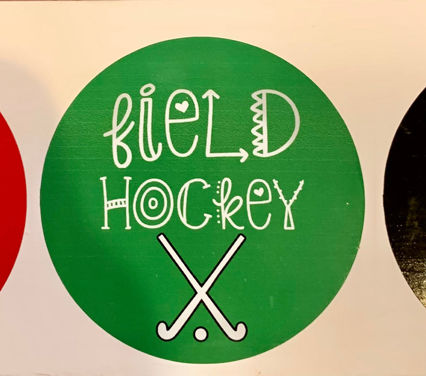 Field Hockey Sticker